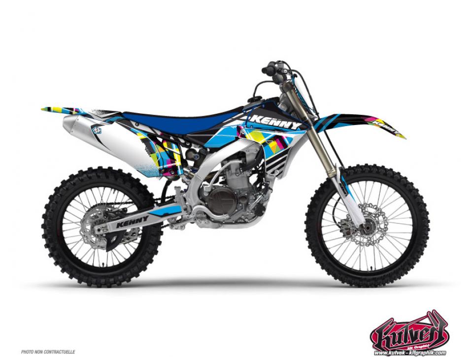 Autocollant stickers Kutvek pour Moto Yamaha 125 YZ 2009 à 2014 Neuf