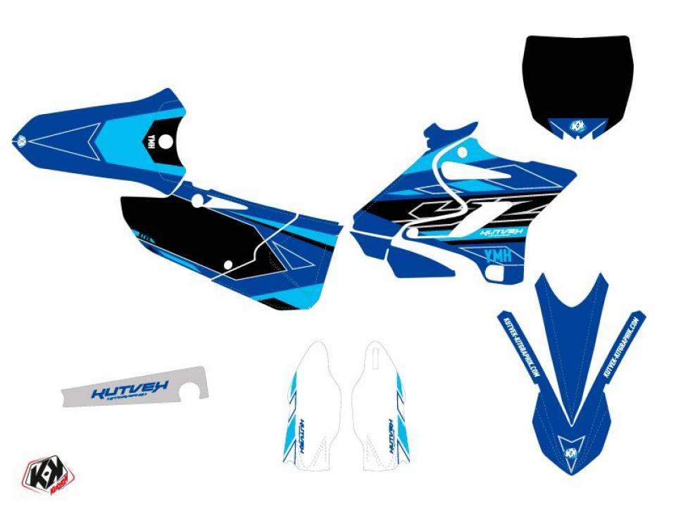 Autocollant stickers Kutvek pour Moto Yamaha 125 YZ 2009 à 2014 Neuf