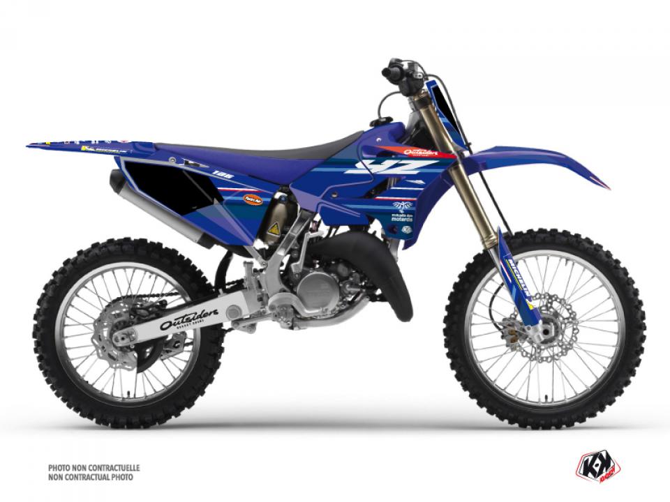 Autocollant stickers Kutvek pour Moto Yamaha 125 YZ 2015 à 2020 Neuf