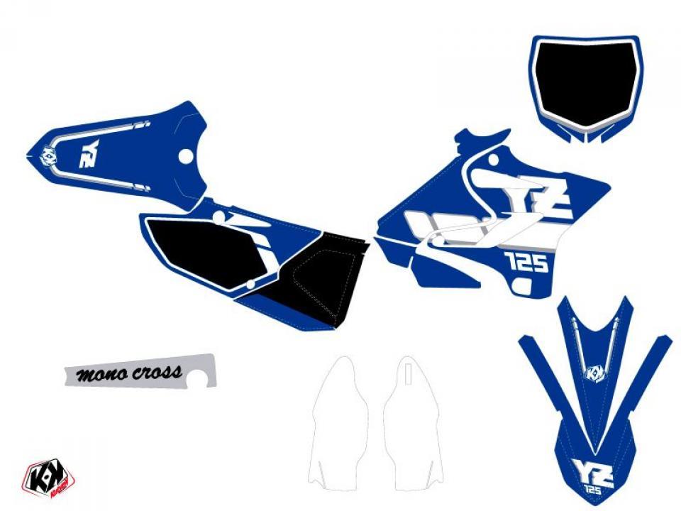 Autocollant stickers Kutvek pour Moto Yamaha 125 YZ 2022 à 2023 Neuf