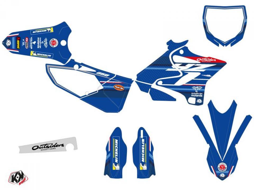 Autocollant stickers Kutvek pour Moto Yamaha 250 YZ 2006 à 2008 Neuf