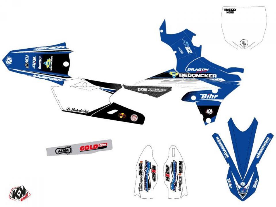 Autocollant stickers Kutvek pour Moto Yamaha 250 Yz-F 4T 2004 à 2005 Neuf