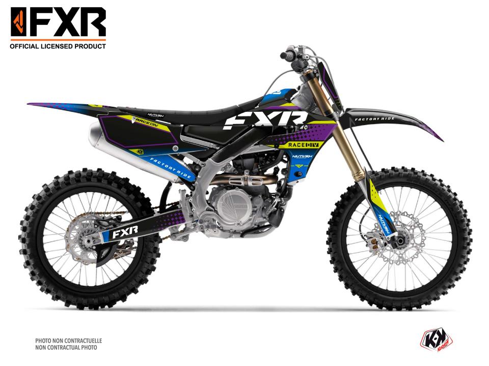 Autocollant stickers Kutvek pour Moto Yamaha 250 Yz-F 4T 2006 à 2008 Neuf