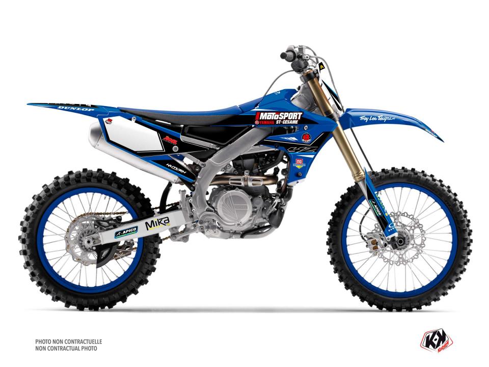 Autocollant stickers Kutvek pour Moto Yamaha 450 Yz-F 4T 2009 Neuf