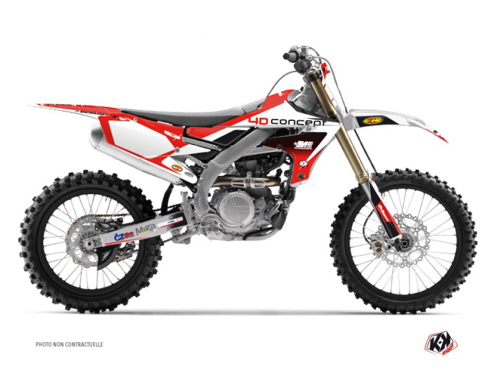 Autocollant stickers Kutvek pour Moto Yamaha 450 Yz-F 4T 2010 à 2013 Neuf