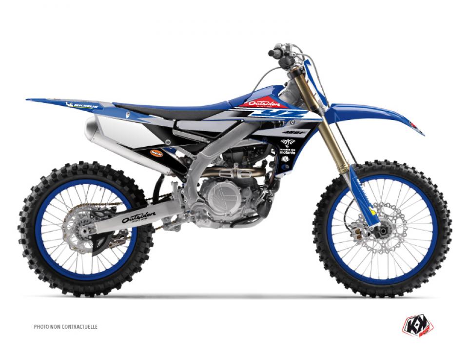 Autocollant stickers Kutvek pour Moto Yamaha 450 Yz-F 4T 2010 à 2013 Neuf