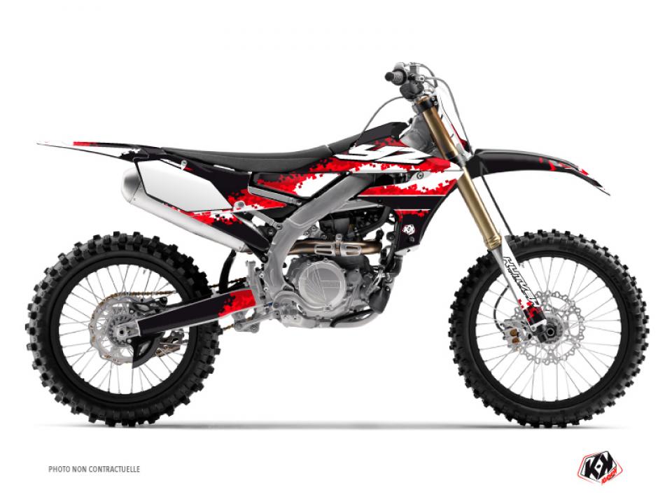 Autocollant stickers Kutvek pour Moto Yamaha 450 Yz-F 4T 2010 à 2013 Neuf