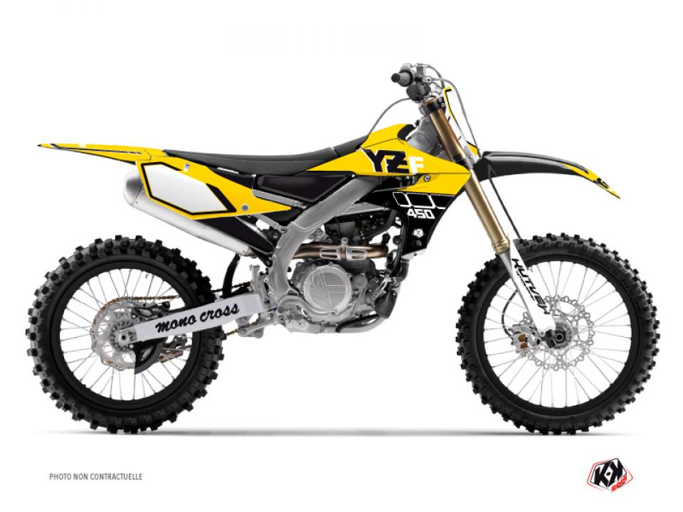 Autocollant stickers Kutvek pour Moto Yamaha 450 Yz-F 4T 2010 à 2013 Neuf