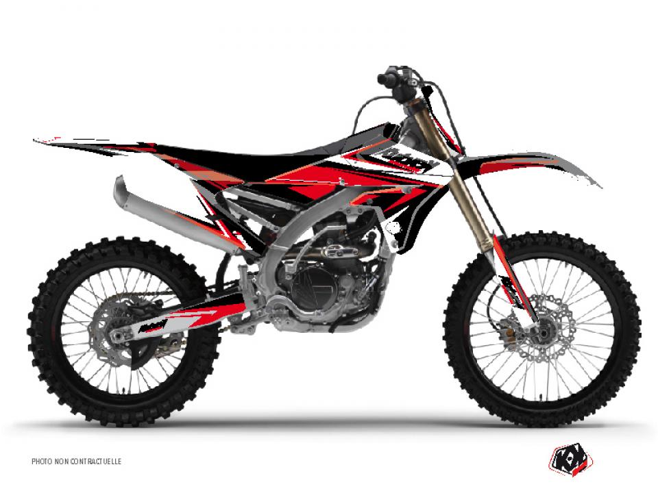 Autocollant stickers Kutvek pour Moto Yamaha 450 Yz-F 4T 2010 à 2013 Neuf