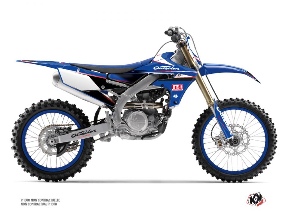 Autocollant stickers Kutvek pour Moto Yamaha 450 Yz-F 4T 2010 à 2013 Neuf