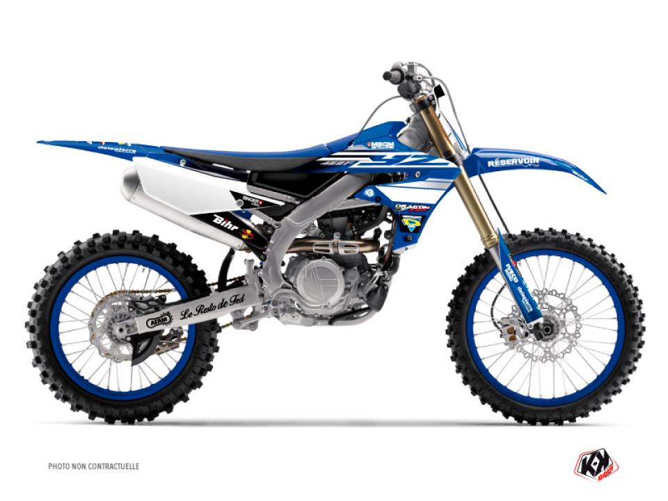 Autocollant stickers Kutvek pour Moto Yamaha 450 Yz-F 4T 2010 à 2013 Neuf