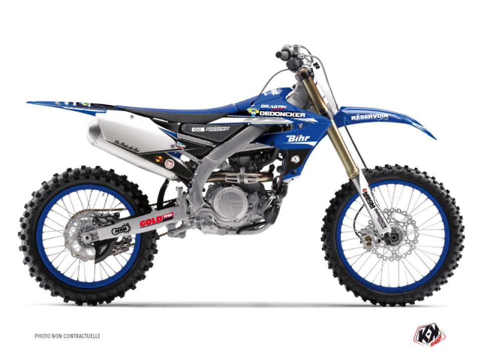 Autocollant stickers Kutvek pour Moto Yamaha 450 Yz-F 4T 2010 à 2013 Neuf