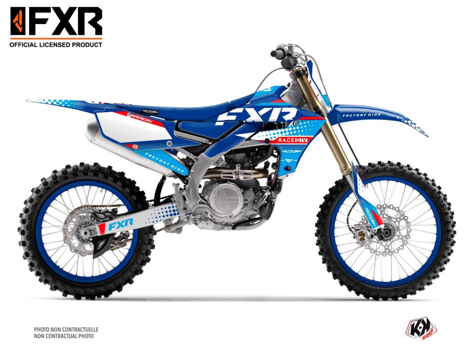 Autocollant stickers Kutvek pour Moto Yamaha 450 Yz-F 4T 2010 à 2013 Neuf