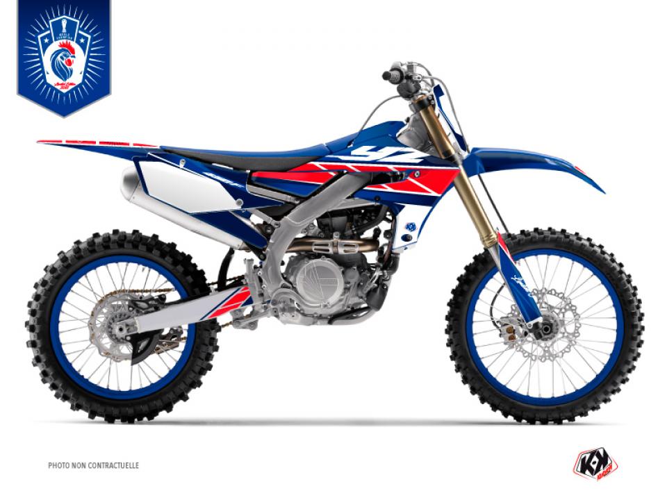 Autocollant stickers Kutvek pour Moto Yamaha 450 Yz-F 4T 2014 à 2017 Neuf
