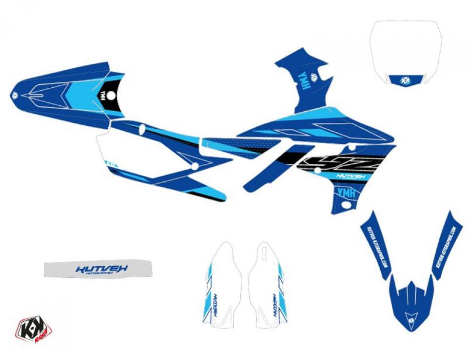 Autocollant stickers Kutvek pour Moto Yamaha 450 Yz-F 4T 2014 à 2017 Neuf