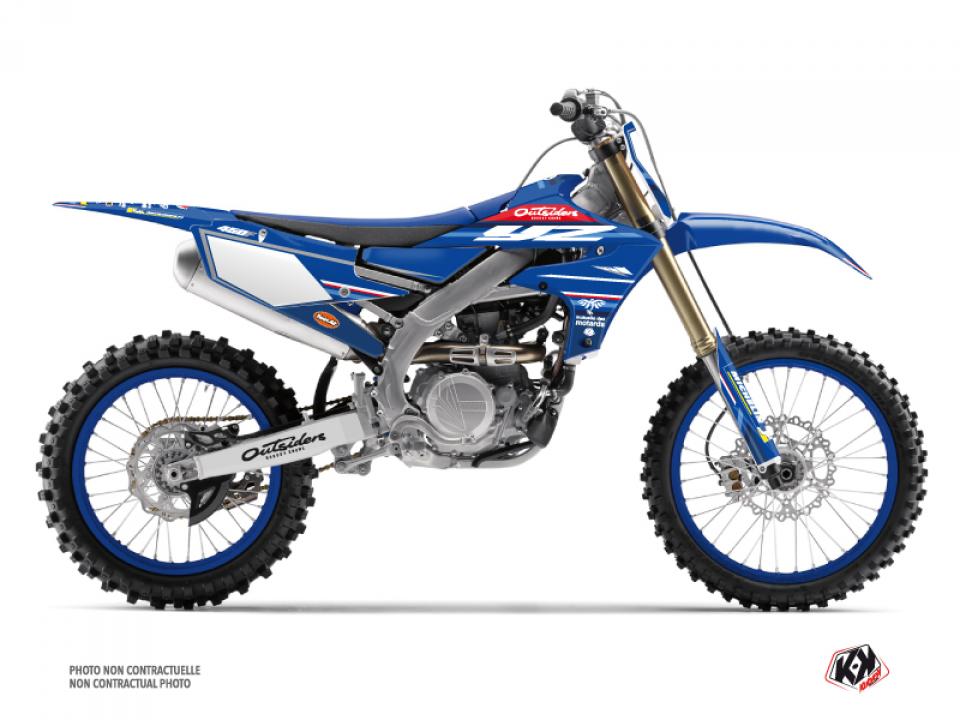 Autocollant stickers Kutvek pour Moto Yamaha 450 YZ F 2018 à 2022 Neuf