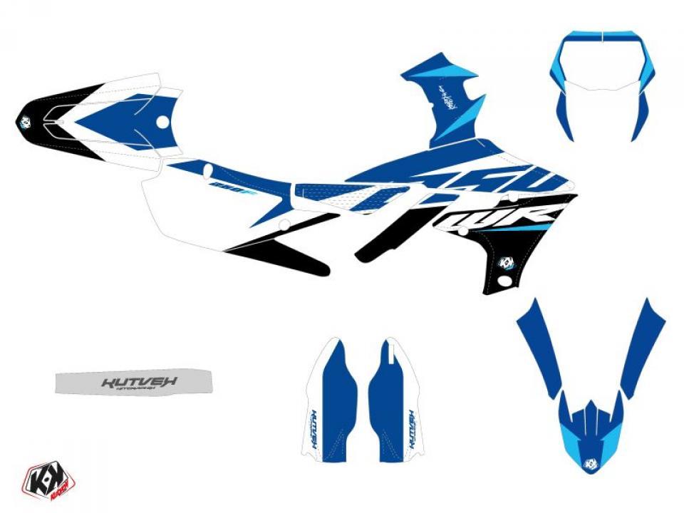 Autocollant stickers Kutvek pour Moto Yamaha 250 Wr-F 4T 2020 à 2023 Neuf