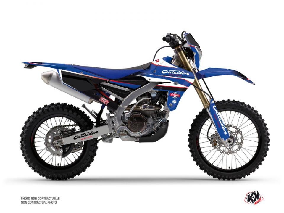 Autocollant stickers Kutvek pour Moto Yamaha 450 YZ F 2019 à 2022 Neuf