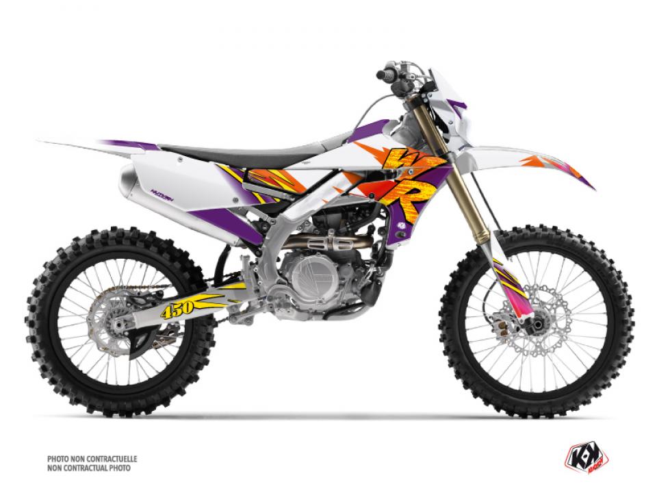 Autocollant stickers Kutvek pour Moto Yamaha 450 YZ F 2019 à 2022 Neuf