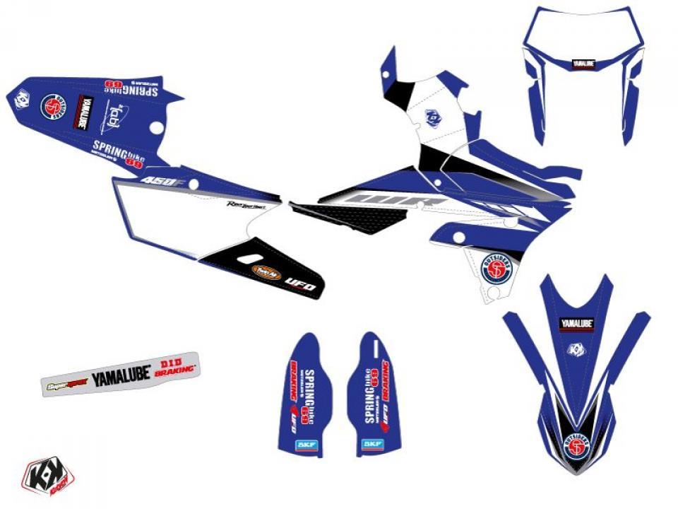 Autocollant stickers Kutvek pour Moto Yamaha 450 YZ F 2019 à 2022 Neuf