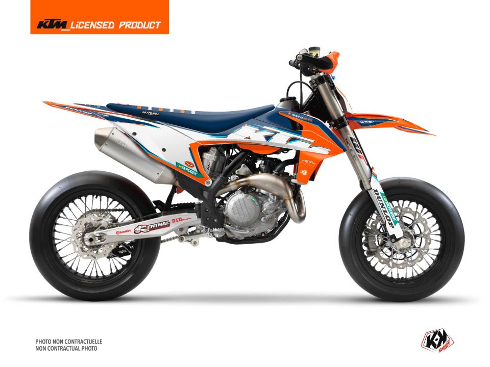 Autocollant stickers Kutvek pour Moto KTM 450 Smr Ie 2019 à 2022 Neuf