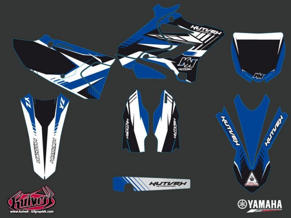 Autocollant stickers Kutvek pour Moto Yamaha 125 YZ 1986 à 1988 Neuf