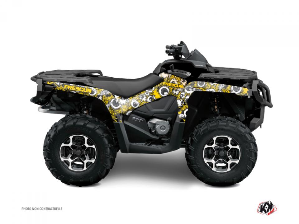 Autocollant stickers Kutvek pour Quad CAN-AM 400 Outlander Efi 2010 à 2012 Neuf