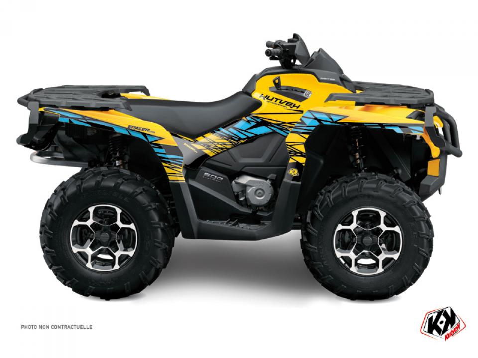 Autocollant stickers Kutvek pour Quad CAN-AM 500 Outlander Xt 4X4 Auto 2007 à 2009 Neuf