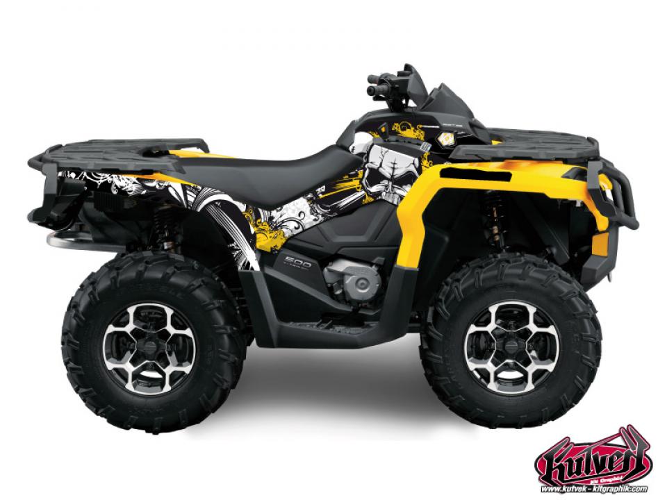 Autocollant stickers Kutvek pour Quad CAN-AM 1000 Outlander XT 4x4 2012 à 2014 Neuf