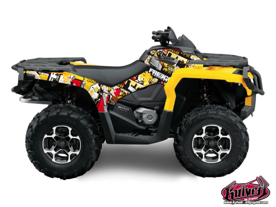 Autocollant stickers Kutvek pour Quad CAN-AM 1000 Outlander XT 4x4 2012 à 2014 Neuf