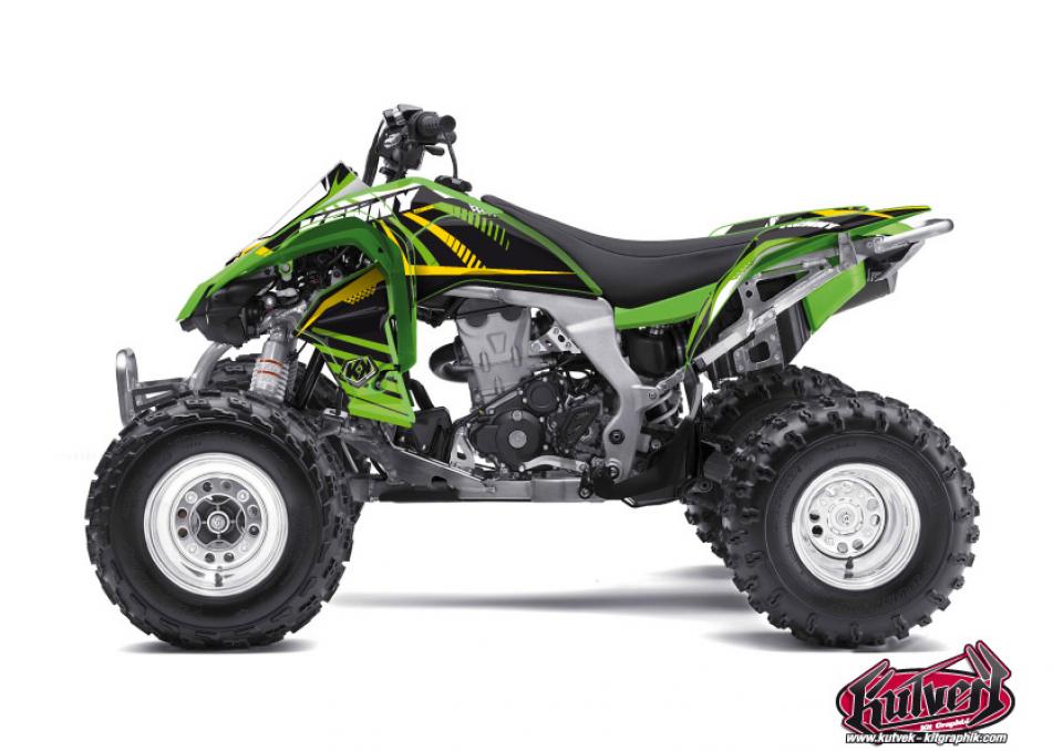 Autocollant stickers Kutvek pour Quad Kawasaki 450 Kfx R 2007 à 2014 Neuf