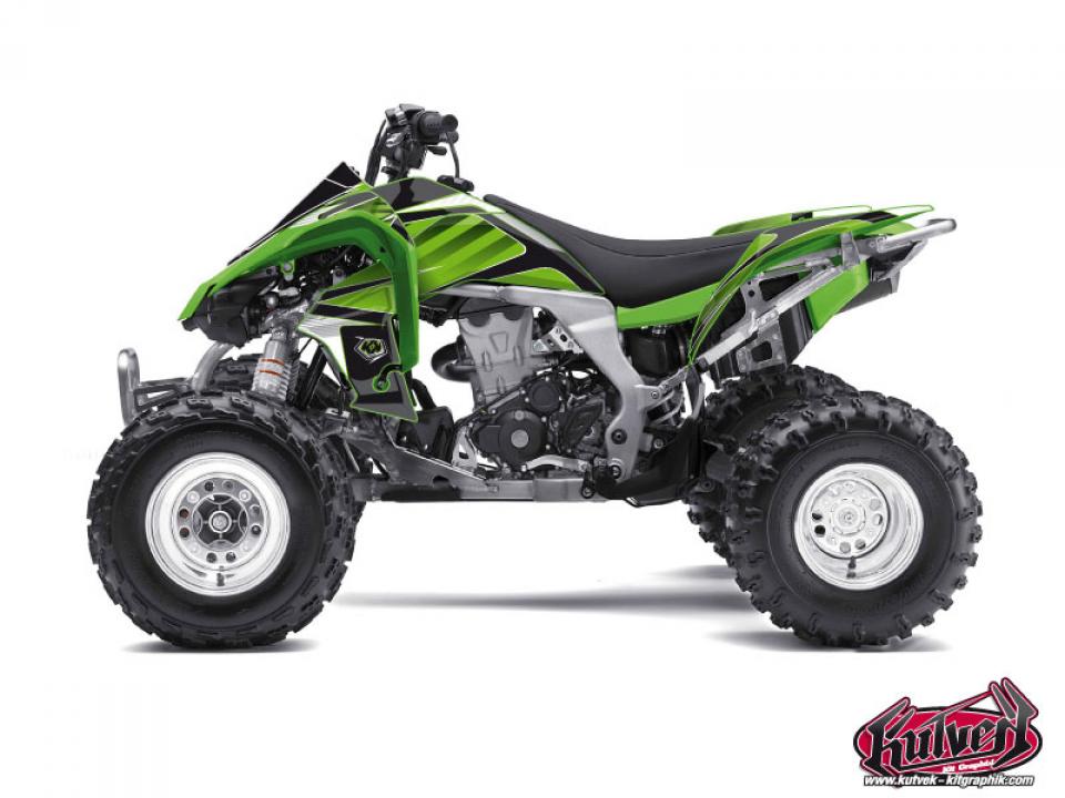 Autocollant stickers Kutvek pour Quad Kawasaki 450 Kfx R 2007 à 2014 Neuf