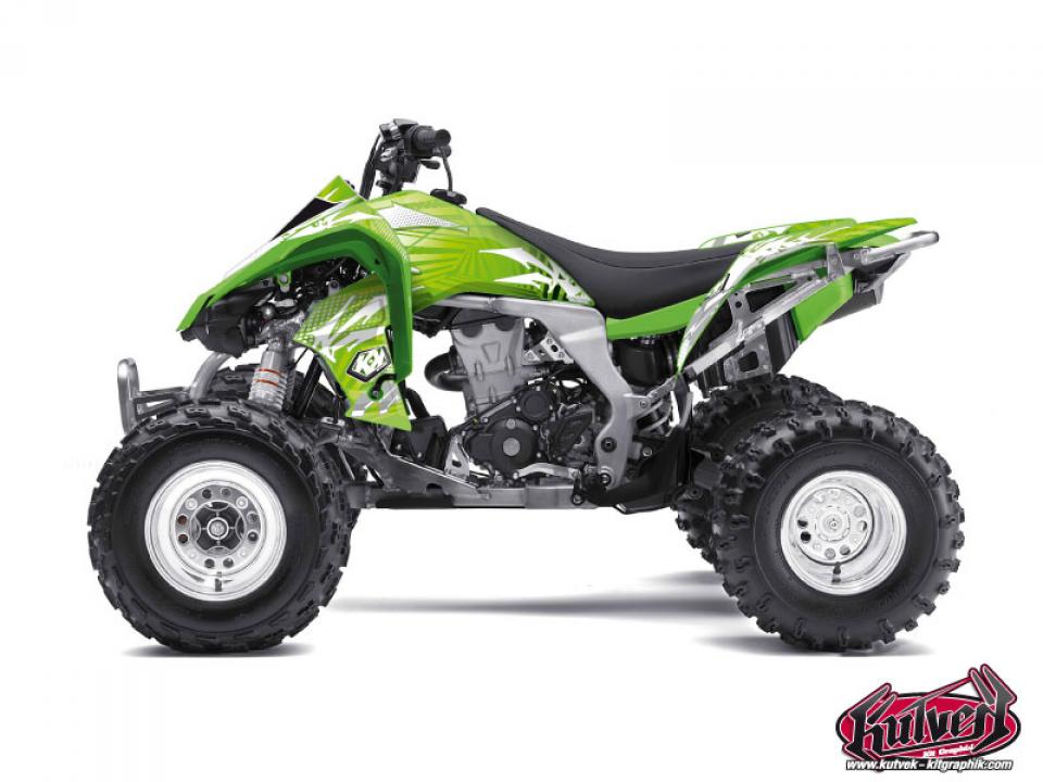 Autocollant stickers Kutvek pour Quad Kawasaki 450 Kfx R 2007 à 2014 Neuf