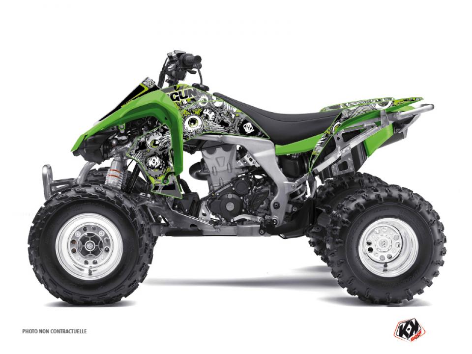 Autocollant stickers Kutvek pour Quad Kawasaki 450 Kfx R 2007 à 2014 Neuf