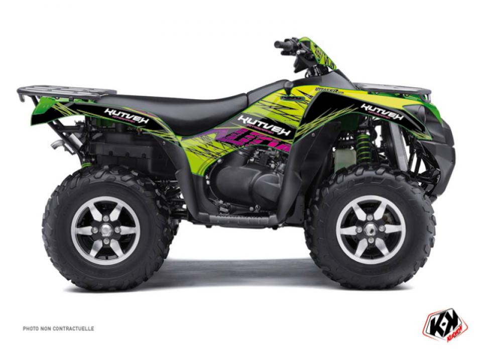 Autocollant stickers Kutvek pour Quad Kawasaki 650 KVF I BRUTE FORCE 4X4 2007 à 2010 Neuf