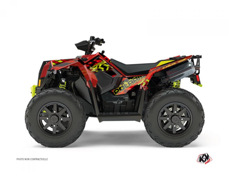 Autocollant stickers Kutvek pour Quad Polaris 850 SCRAMBLER HO 2015 à 2016 Neuf