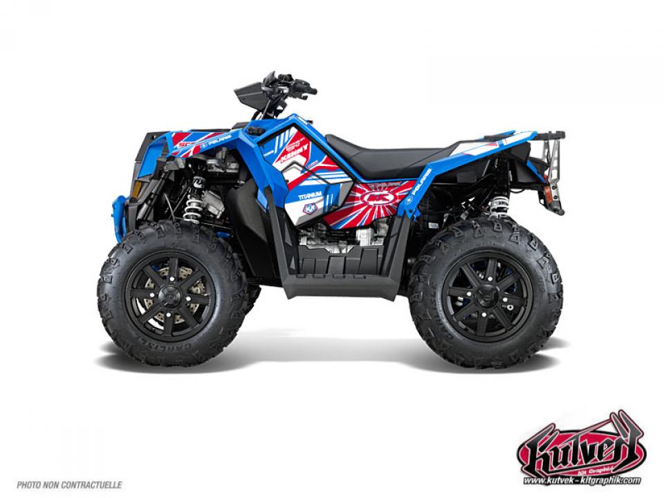 Autocollant stickers Kutvek pour Quad Polaris 850 SCRAMBLER HO 2015 à 2016 Neuf