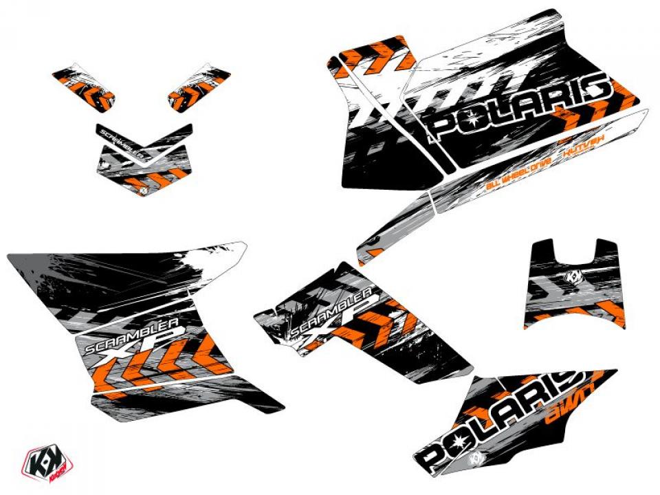 Autocollant stickers Kutvek pour Quad Polaris 1000 SCRAMBLER XP EPS 2015 à 2023 Neuf