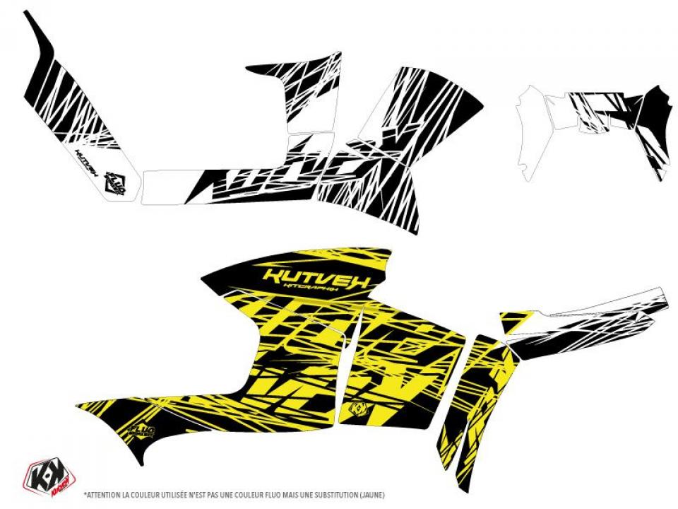 Autocollant stickers Kutvek pour Quad Polaris 90 Sportsman 2007 à 2012 Neuf