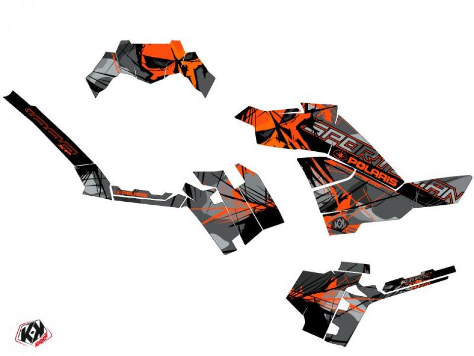 Autocollant stickers Kutvek pour Quad Polaris 1000 Sportsman XP 2017 à 2021 Neuf