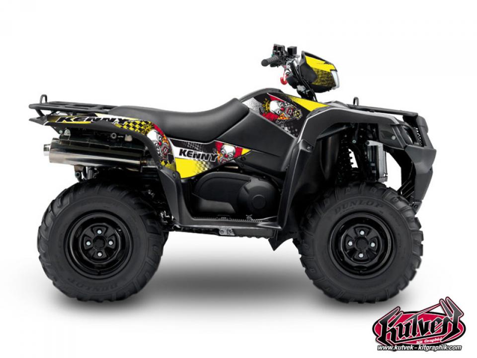 Autocollant stickers Kutvek pour Quad Suzuki 750 Lt-A X Kingquad - 4X4 2008 à 2018 Neuf