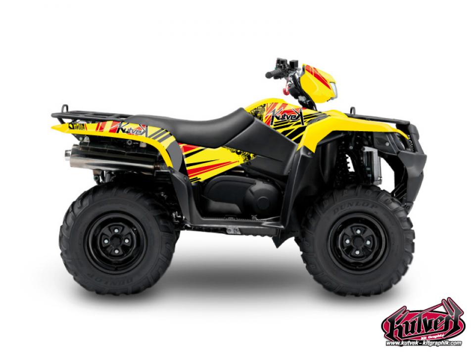 Autocollant stickers Kutvek pour Quad Suzuki 750 Lt-A X Kingquad - 4X4 2008 à 2018 Neuf