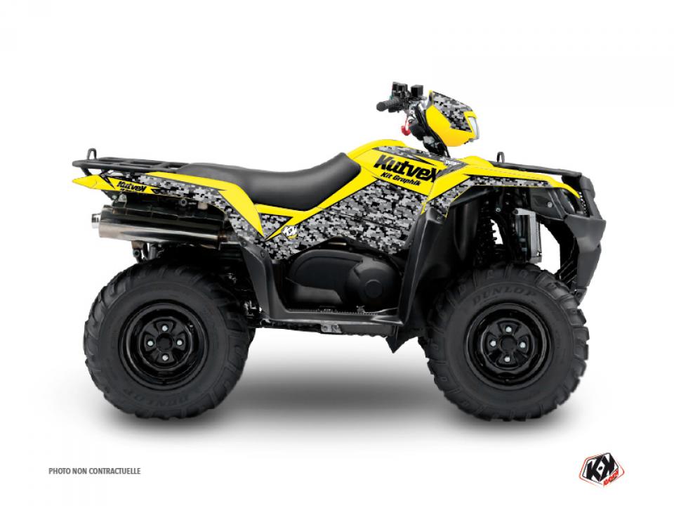 Autocollant stickers Kutvek pour Quad Suzuki 750 Lt-A X Kingquad - 4X4 2008 à 2018 Neuf