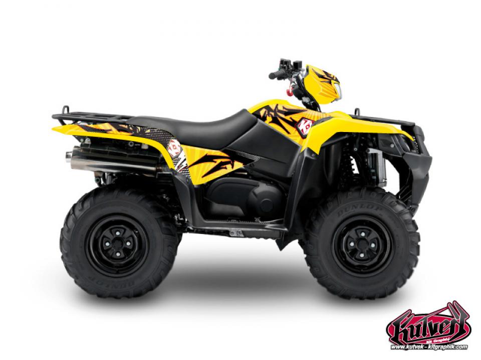 Autocollant stickers Kutvek pour Quad Suzuki 750 Lt-A X Kingquad - 4X4 2008 à 2018 Neuf