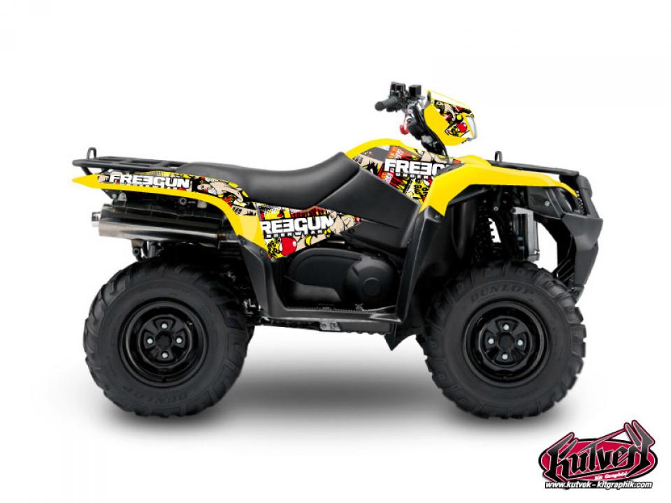 Autocollant stickers Kutvek pour Quad Suzuki 750 Lt-A X Kingquad - 4X4 2008 à 2018 Neuf