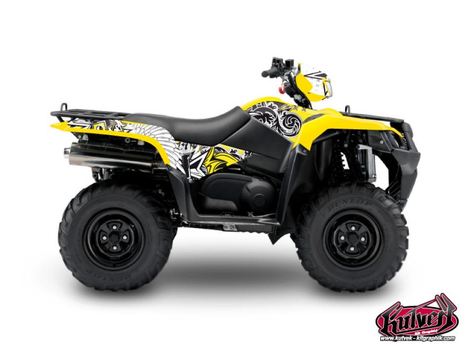 Autocollant stickers Kutvek pour Quad Suzuki 750 Lt-A X Kingquad - 4X4 2008 à 2018 Neuf