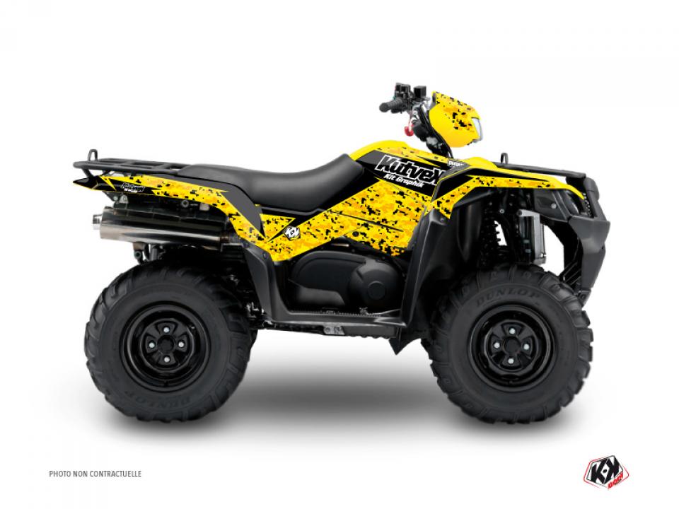 Autocollant stickers Kutvek pour Quad Suzuki 750 Lt-A X Kingquad - 4X4 2019 à 2023 Neuf