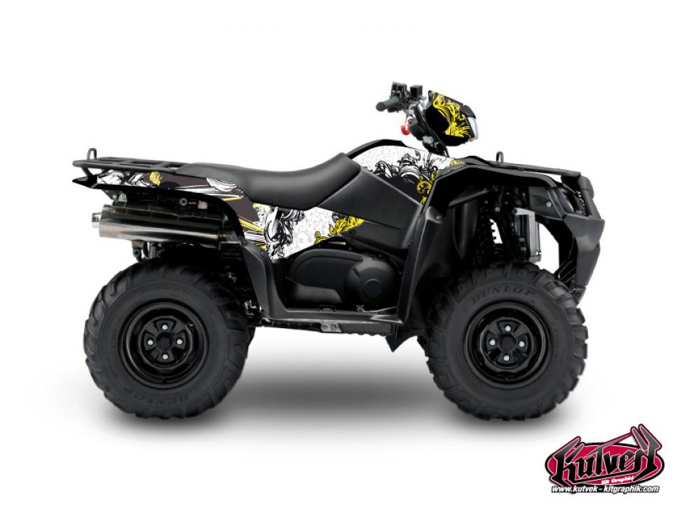 Autocollant stickers Kutvek pour Quad Suzuki 750 Lt-A X Kingquad - 4X4 2019 à 2023 Neuf