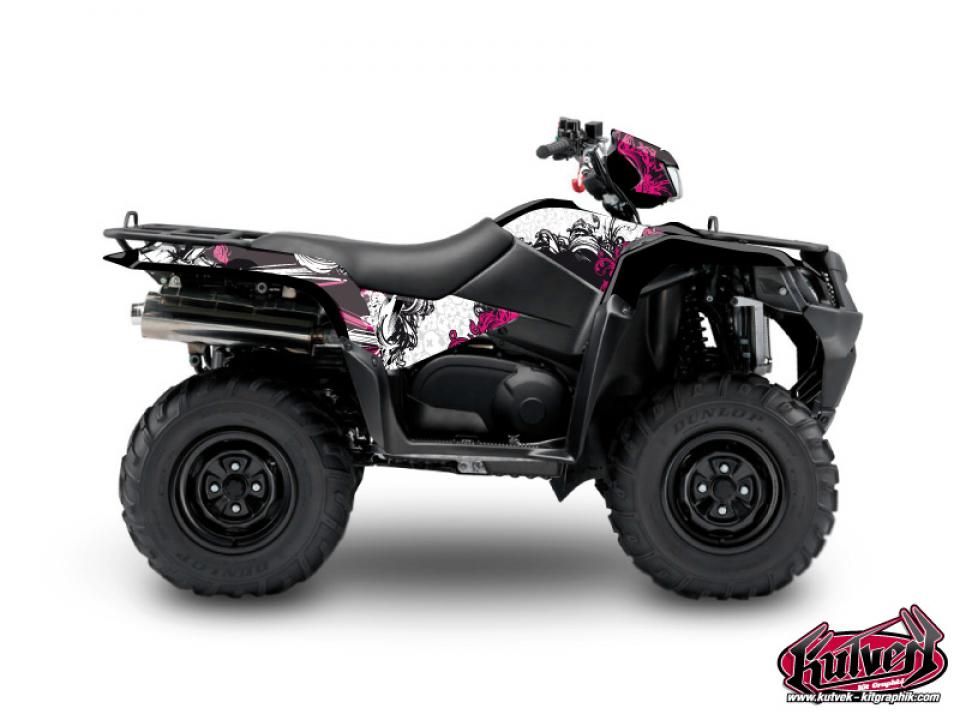 Autocollant stickers Kutvek pour Quad Suzuki 750 Lt-A X Kingquad - 4X4 2019 à 2023 Neuf