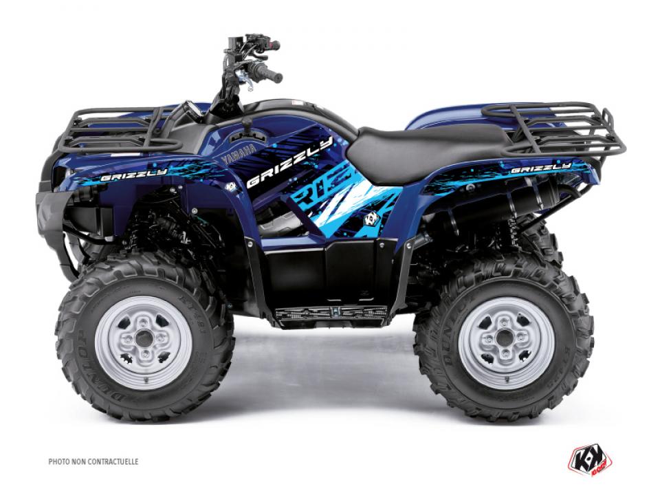 Autocollant stickers Kutvek pour Quad Yamaha 300 YFM Grizzly 2012 à 2013 Neuf